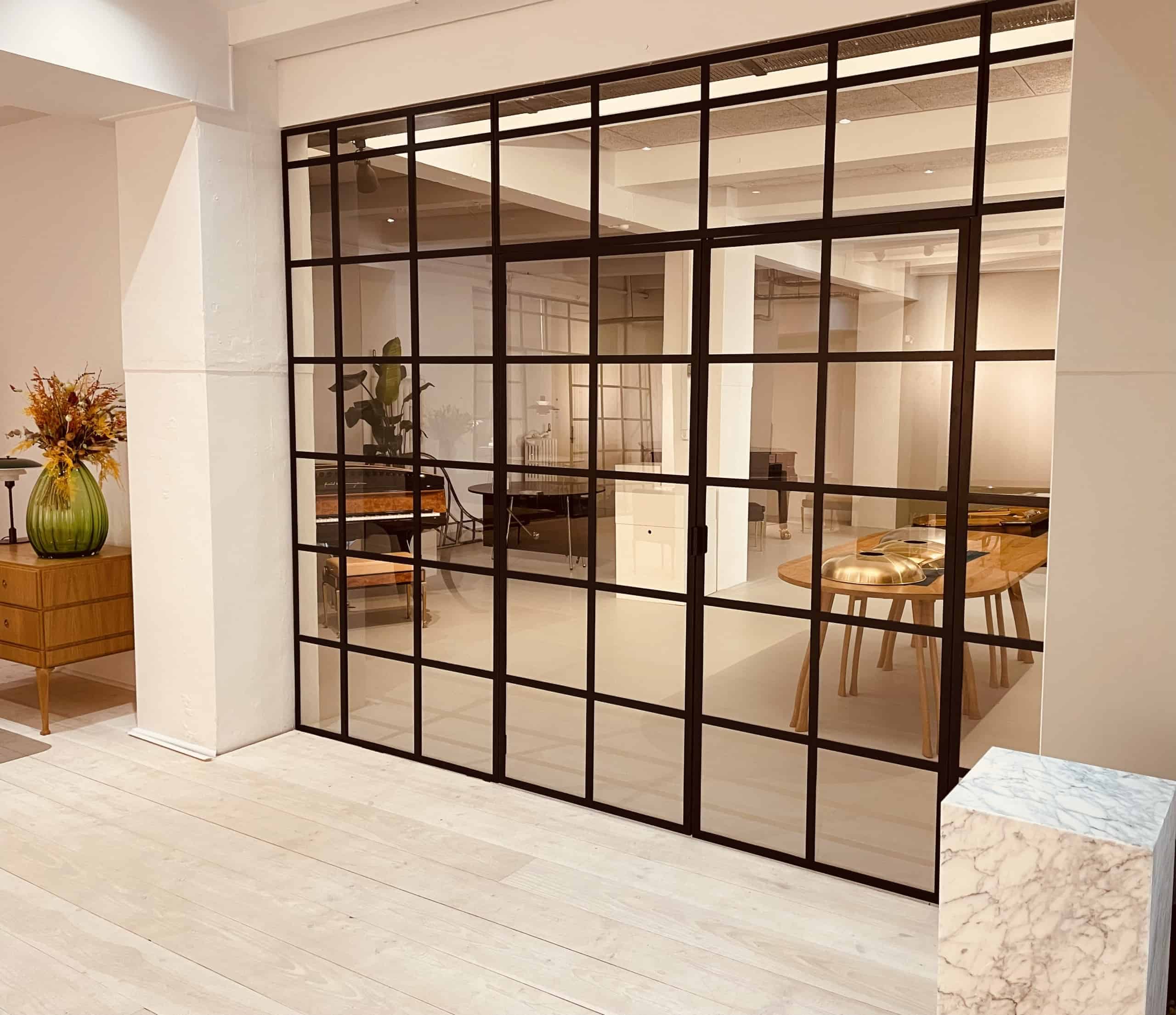 New yorker glas væg